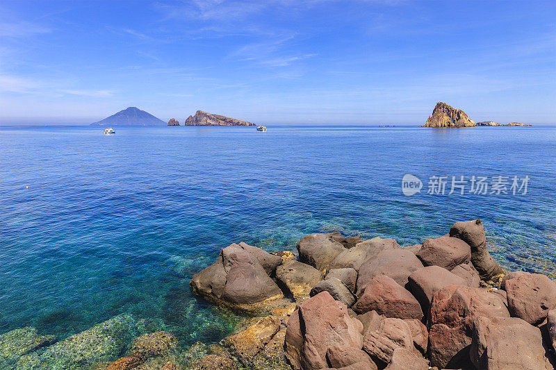 Panarea, Rocks - Aeolian Islands，西西里岛